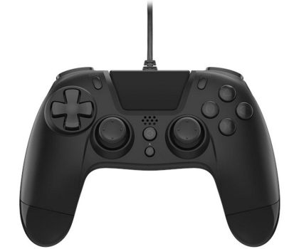 Akcesoria do konsol Gioteck Kontroler VX-4 przewodowy dla PS4 Czarny